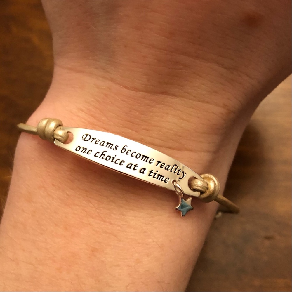 Silver Charm Adjustable Bracelet
